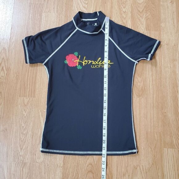 Honolua Wahine Rash Guard Sz Med Juniors - Picture 7 of 8
